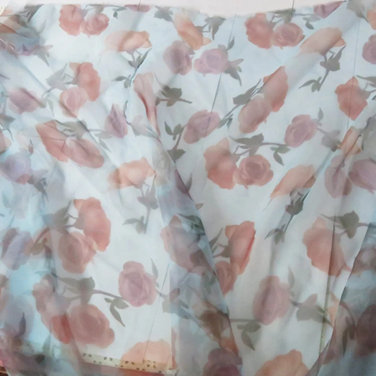 5 м/лот тонкий свадебное платье Материал желтый розовый синий роза Цветочный