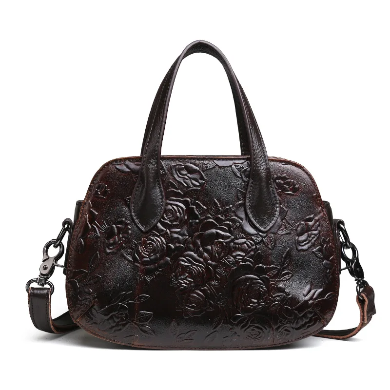 Женская сумка из натуральной кожи 24 5x8x17 5 см|women genuine leather handbags|embossed handbaggenuine handbags |