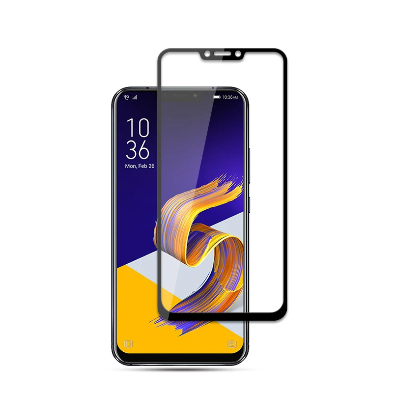Черный Для ASUS Zenfone 5 ZE620KL Защитное стекло для экрана полное покрытие армированное закаленное стекло для ASUS Zenfone 5Z ZS620KL защитная пленка - Цвет: Черный