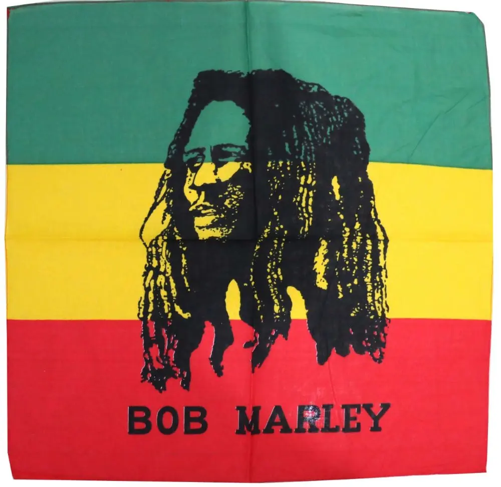 Мужские хлопковые банданы Reggae Rasta BOB MARLEY в стиле хип хоп бесплатная доставка 2019|hops
