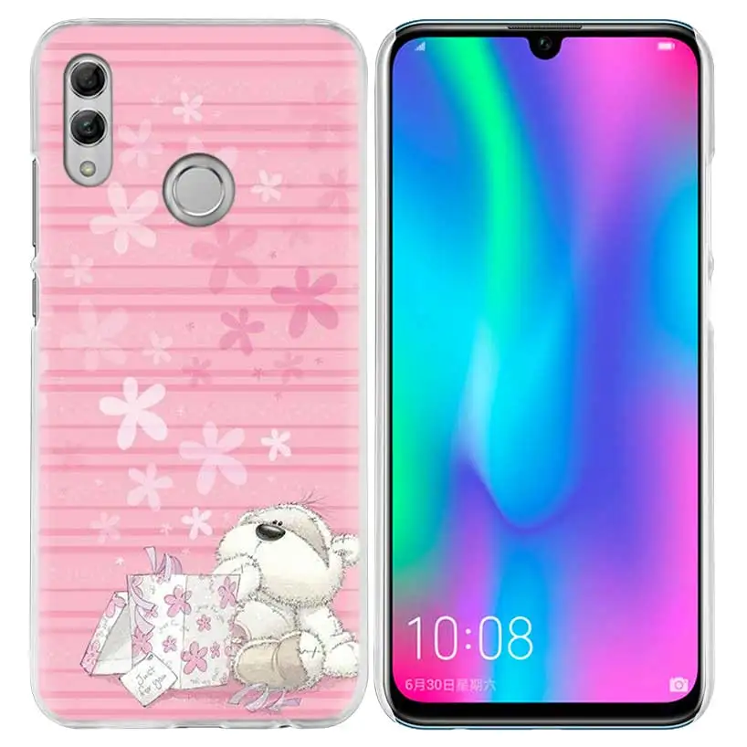 06 Teddy Me To You Bear чехол для huawei Honor 8X Y9 9 10 Lite Play 7C 8C 8S 8A фотоаппаратов моментальной печати 7S 7A Pro V20 20i Y6 Y7 Y5 жесткий чехол из ПК для телефона - Цвет: 06