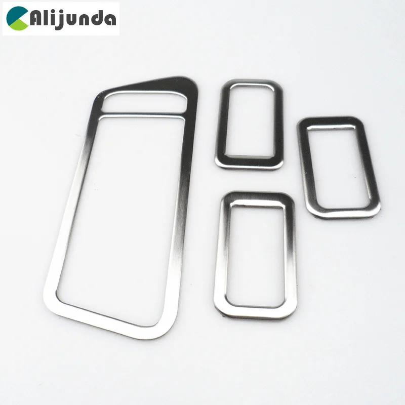 Новинка 2017 Стайлинг автомобиля интерьерная панель из нержавеющей стали для