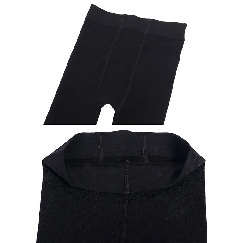 Женские непромокаемые колготки BONAS 200D Осенние однотонные вельветовые тонкие