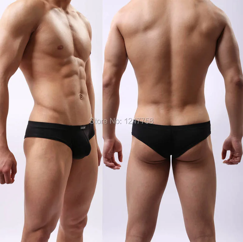 3 шт./лот сексуальные мужские Супер Гладкие и тонкие шелковистые мягкие боксеры