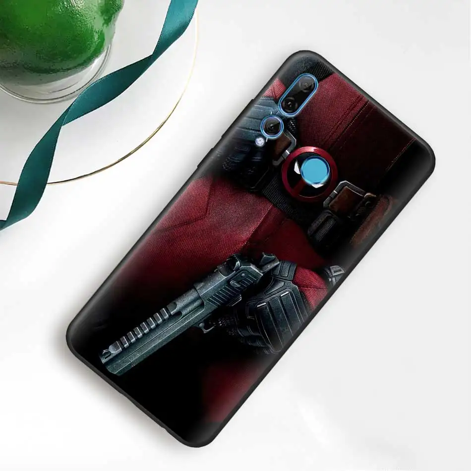 Черные силиконовые чехлы Marvel с супергероями Мстителями для Huawei Honor Y5 Y6 Y7 Y9 Y9 P30 Pro Honor 20 Pro, чехол для телефона