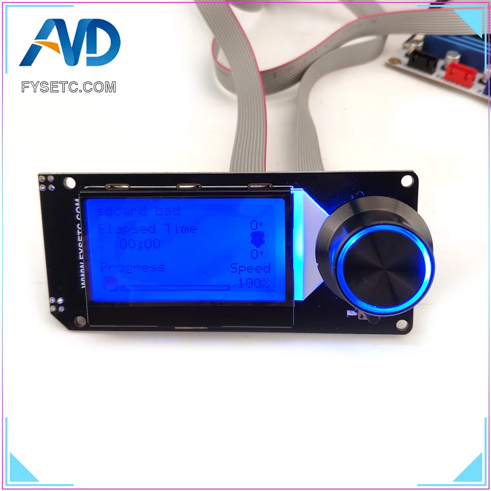 ЖК дисплей MINI12864 v1.2 128x64 5 В поддержка Marlin сделай сам SKR с SD картой для Voron v2.4 детали