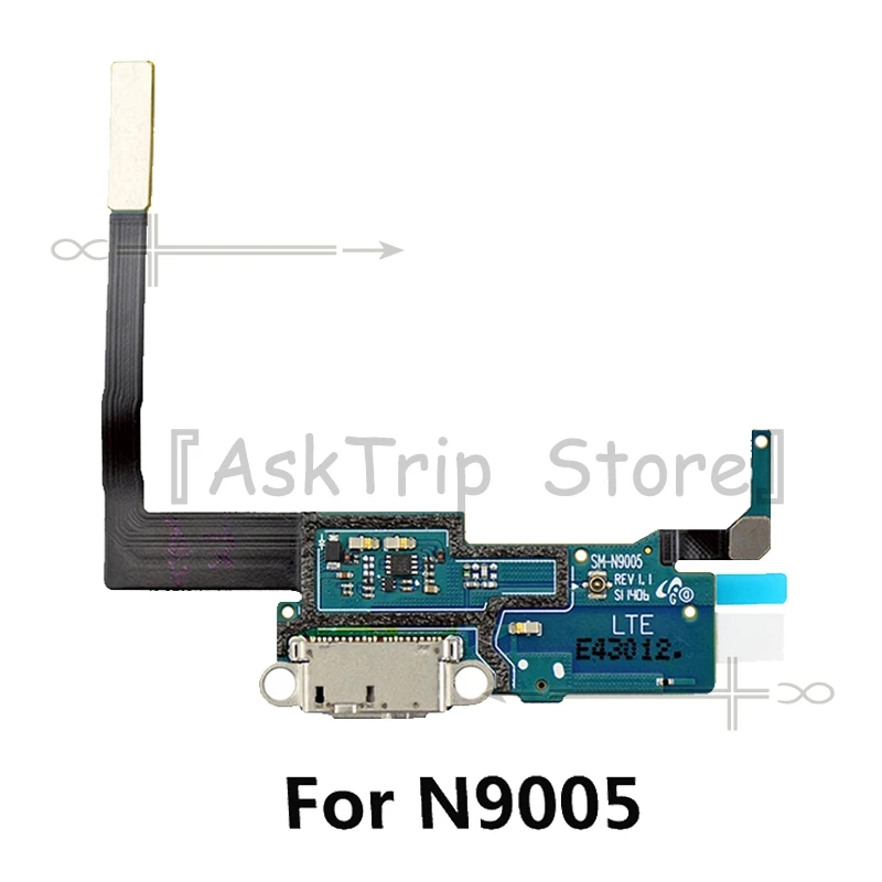 Для SamSung Galaxy Note 3 N900 N9005 N900A N900P N900V N900T запасные части зарядное устройство порт для