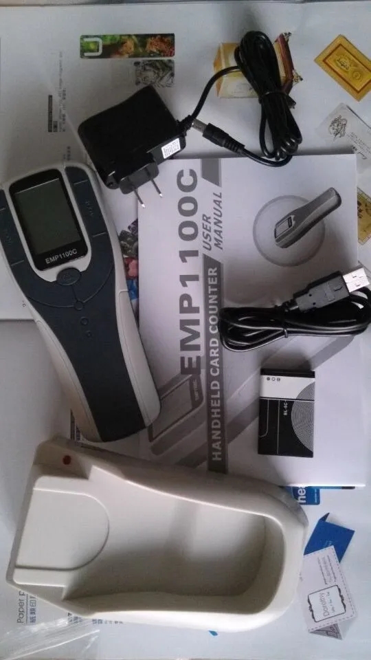 Беспроводной удобный портативный интеллектуальный счетчик карт из пвх EMP1100C |