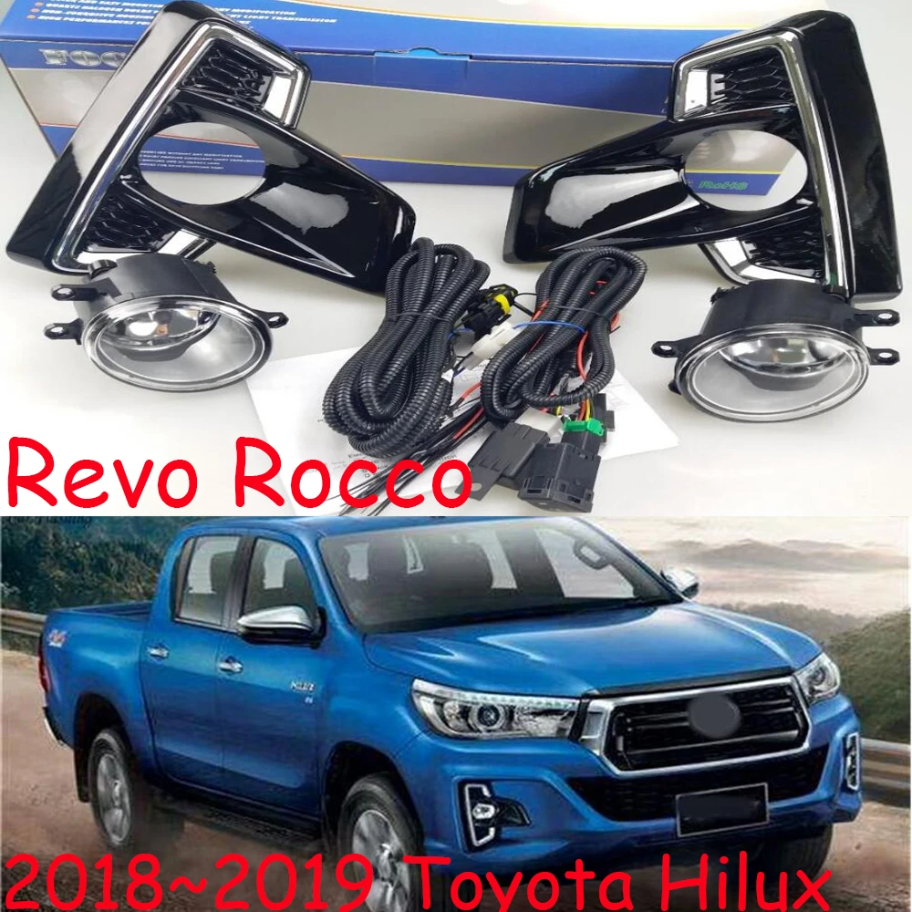 1 комплект Галогенные Противотуманные светильник ры для Toyota Hilux Revo Rocco 2018 2019 год 4300