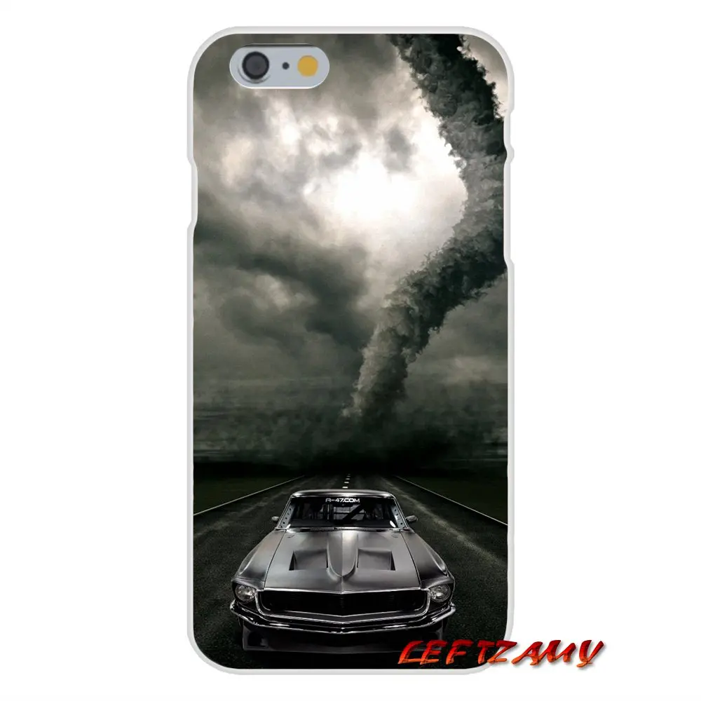 Автомобильный Логотип Ford Mustang для iPhone X XR XS MAX 4 4S 5 5S 5C SE 6 6S 7 8 Plus Аксессуары чехлы