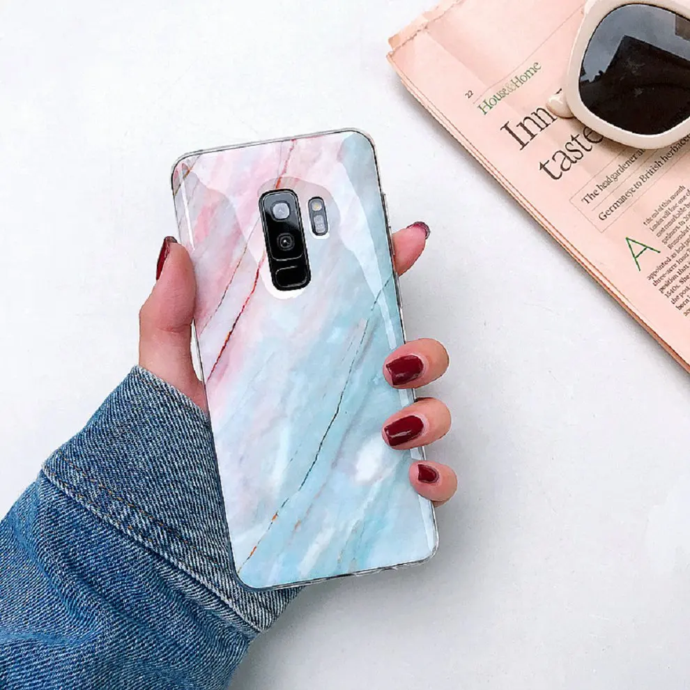 LOVECOM Винтаж Мрамор чехол для телефона для samsung Galaxy A50 A10 A20 A30 A70 S10 плюс S10e S8 S9 Plus Note 8 9 мягкий IMD задняя крышка