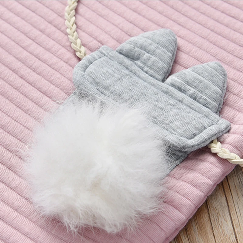 2018New Girls winter dress baby girl dresses children clothes long sleeves cute rabbit Thick keep warm fashion free shipping | Детская