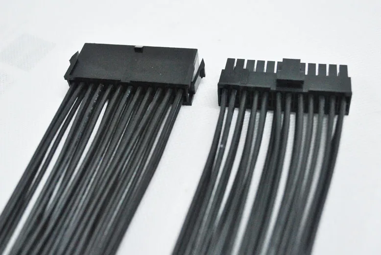 ПК DIY ATX материнская плата 24Pin блок питания удлинитель кабеля свинца 18AWG провода 20
