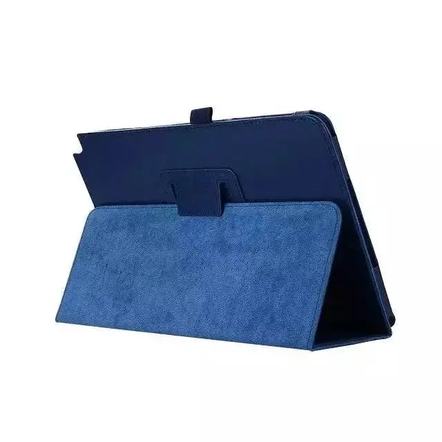 Чехол для Samsung Galaxy Tab 6 A6 10,1 P580 P585 Folio stand Обложка S-ручка версия чехол для планшета защитный основа+ ручка - Цвет: Dark Blus