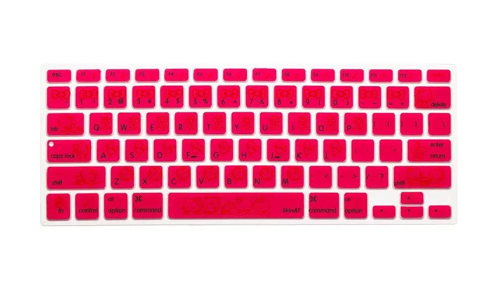 Силиконовый чехол для клавиатуры с животным узором Защитная пленка Apple Macbook Pro Air 13