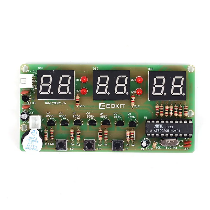 C51 цифровые DIY электронные часы набор DIY Набор шесть 6 битов электронные детали и компоненты электронные DIY Набор