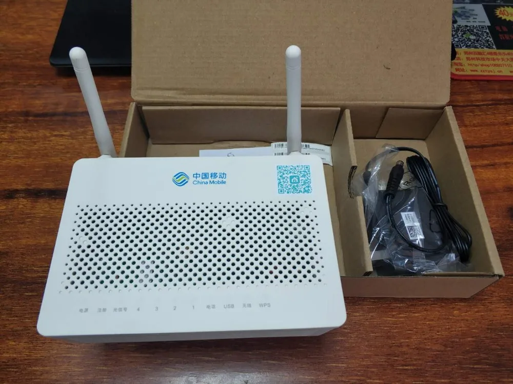 huawei FTTH GPON ONT Fibra Optica HS8545M5 GPON маршрутизатор 1GE+ 3FE+ 1TEL+ USB+ Wifi Мини Размер английская прошивка