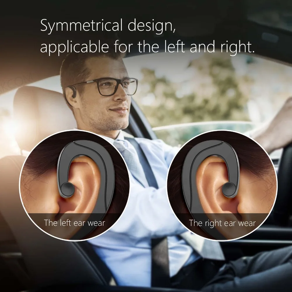 Mini Ear-hook Wireless Bluetooth Earphone Jakcom ET No Earplugs Design Ultra-thin Bone conduction Sport Headset with Microphone |