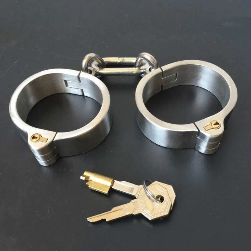Stainless Steel Restraint Handcuffs For Sex Toys BDSM Sextoys Adults Men Women Bondage Restraints HandCuffs Games |