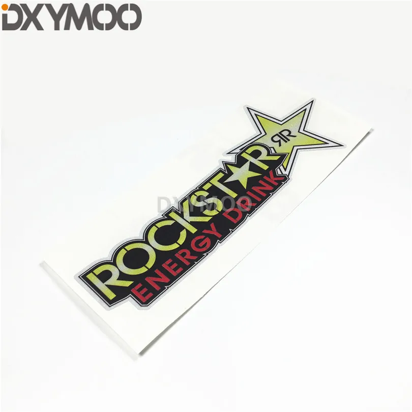 1 пара мотоциклетных автомобильных наклеек energy drink rock star автомобильный Стайлинг