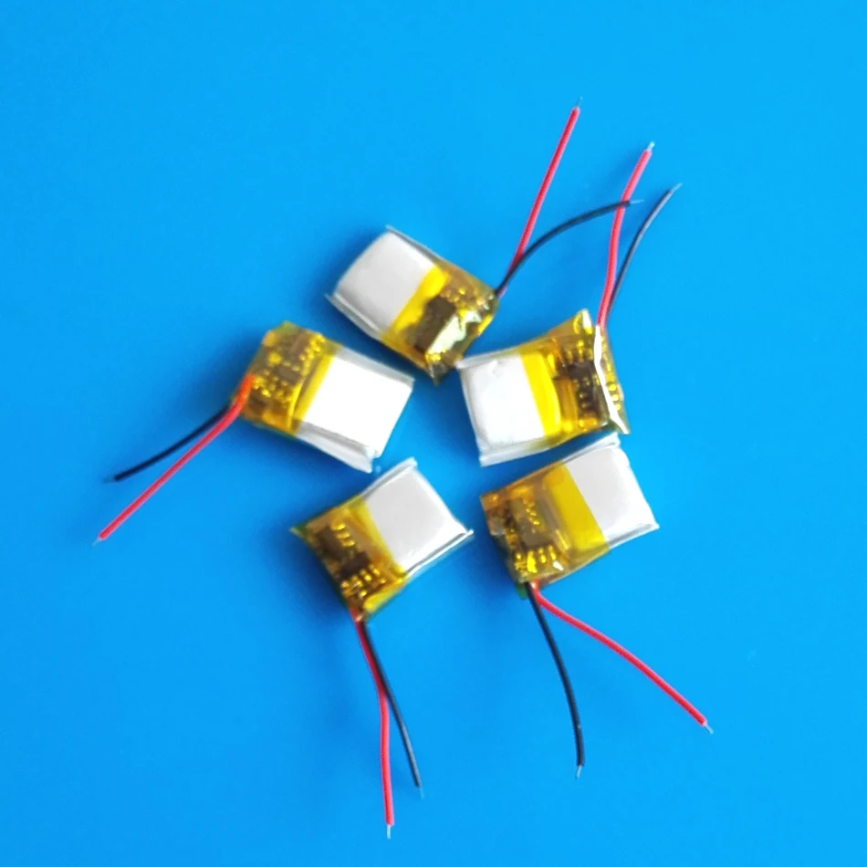 5 шт. литий полимерная аккумуляторная батарея 3 7 301012 в 30 мАч|rechargeable battery|battery for