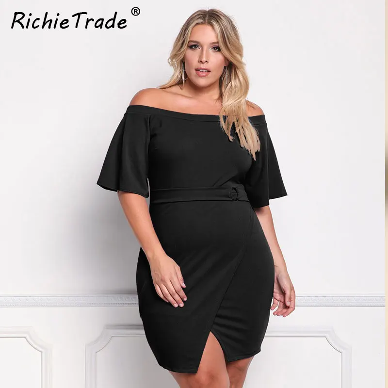 RICHIETRADE женское платье с вырезом лодочкой коротким рукавом открытыми плечами