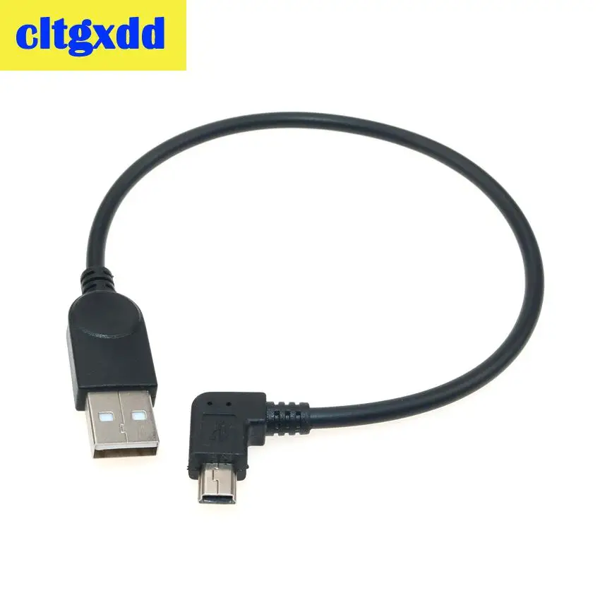 Фото Кабель для передачи данных cltgxdd, USB 2,0, штекер-штекер, мини-usb, 5pin, 90 градусов, вверх, вниз, влево и вправо, угловой, адаптер для автомобильного пл... №4