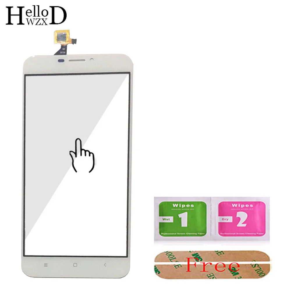 HelloWZXD 5,5 ''для Oukitel U20 Plus, сенсорный экран, стекло, дигитайзер, панель, сенсорный экран, переднее стекло, объектив, сенсор, Бесплатный клей