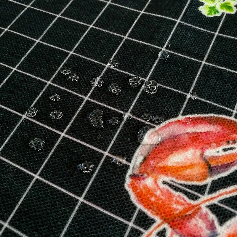 Современный минималистичный морепродукты водостойкая ткань для скатерти