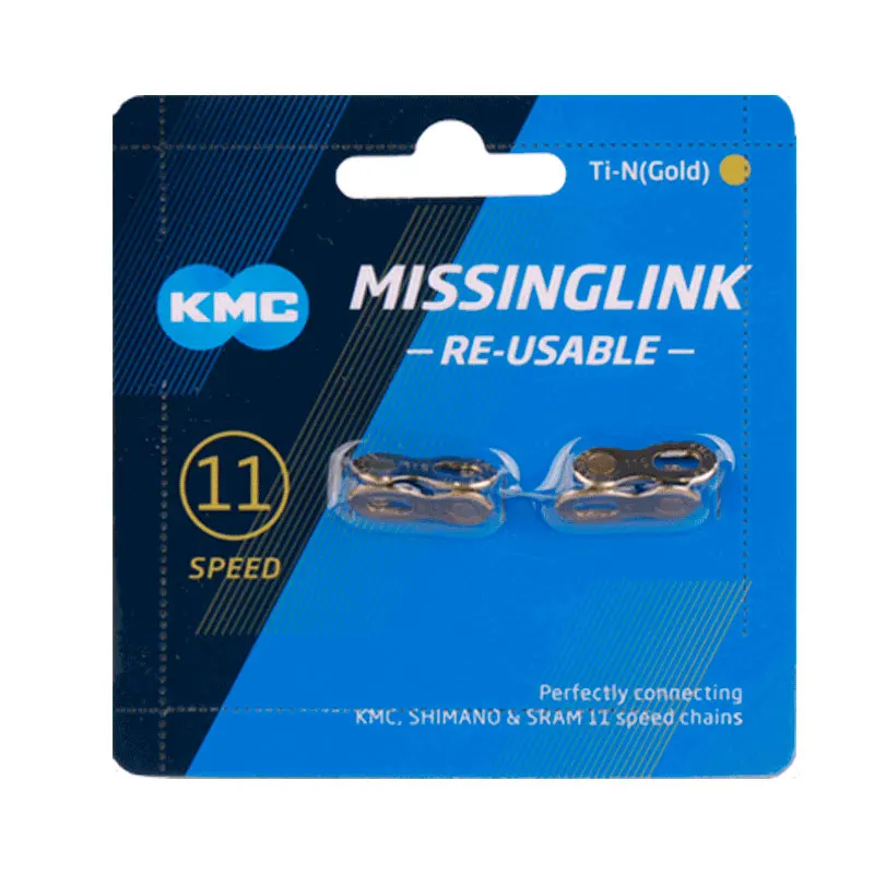 KMC 1 пара велосипедных цепей MissingLink для 8 9 10 11 12 скоростных мейнфреймов систем