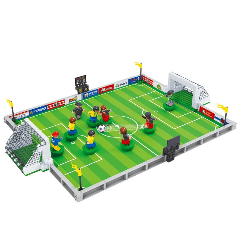 Совместимая Legoing футбольное поле чемпионат мира football Hegemony стадион Модель
