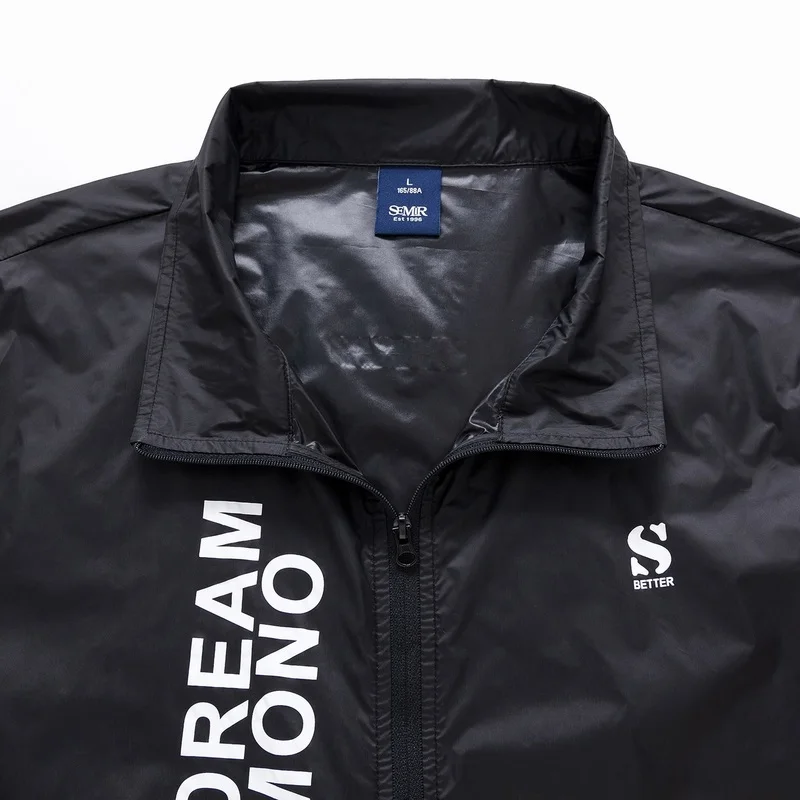 SEMIR быстросохнущая куртка с воротником для мужчин Мужская на молнии мужская