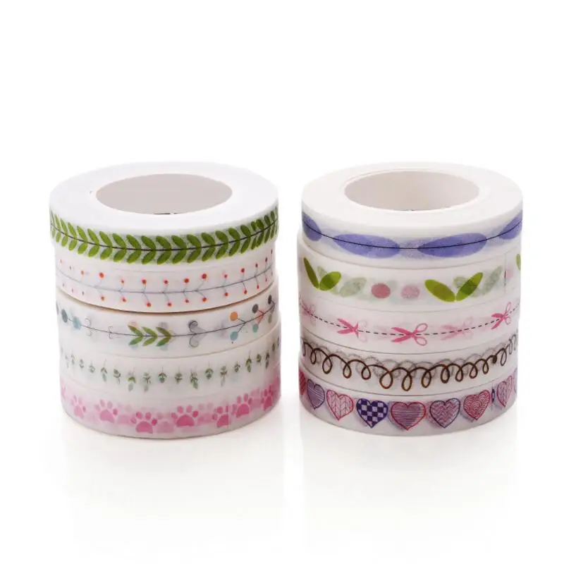 Клейкая лента &quotсделай сам&quot 8 мм * 10 м|slim washi tape|washi tapemasking tape |