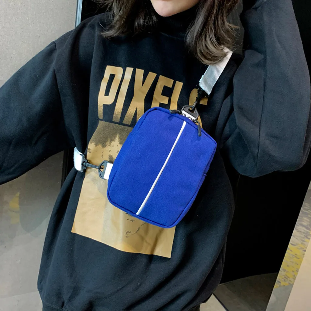 Модная нейтральная холщовая однотонная Персонализированная сумка-мессенджер