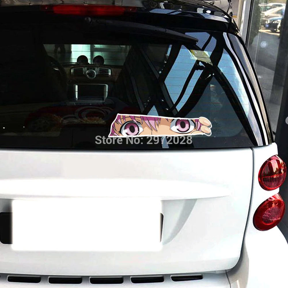 

10 x Design Sexy Lady Peeping Reflective Creative Auto Decal Cartoon Car Sticker Bumper Body Decal Creative Pattern Vinyl