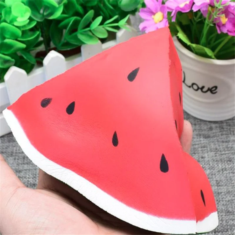 

1 Pcs Watermelon Phone Straps Slow Rising Soft Squeeze Stuffed Toys Phone Decor Charms Mobile Phone Straps Reliever Stress Gift
