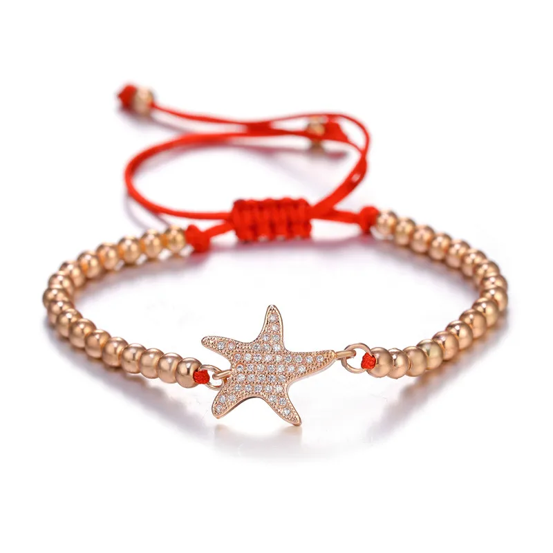 2019 New pulseira mujer Pentagram Design Bracelet &amp Bangle Tiny Cubic Zirconia Crystal Adjustable Bolo Bracelets For Women | Украшения и