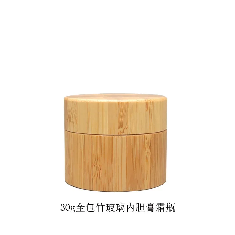 30 г 144 шт./лот бутылка для косметики банка Высококачественная бамбуковая крема мл