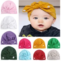 new arrival 1pc newborn toddler kids baby boy girl bowknot turban beanie hat headwear hat minnie headbands fashion headdress