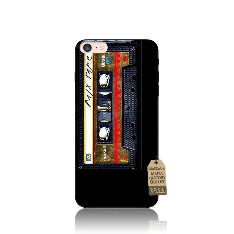 MaiYaCa силиконовый чехол для телефона для iphone 5S 6s 6s plus 7 8 plus 11pro max чехол mixtape винтажная магнитная лента кассета аудио лента чехол для iphone x xs max xr 11pro coque