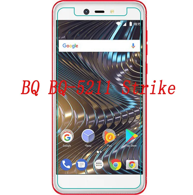 Закаленное стекло для смартфона BQ 5211 Strike 9H Взрывозащищенная защитная пленка