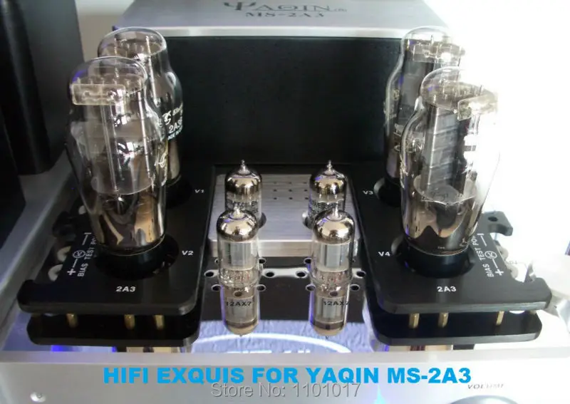 YAQIN MS-2A3 ламповый встроенный усилитель HIFI EXQUIS класса A ламповый усилитель выход для наушников дистанционное управление