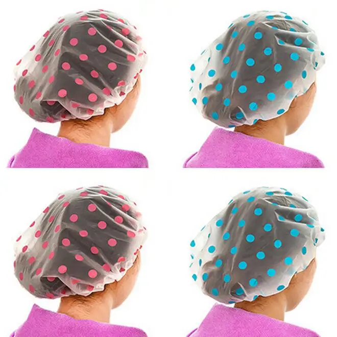 Водонепроницаемая шапочка для душа с защитой окружающей среды и эластичной