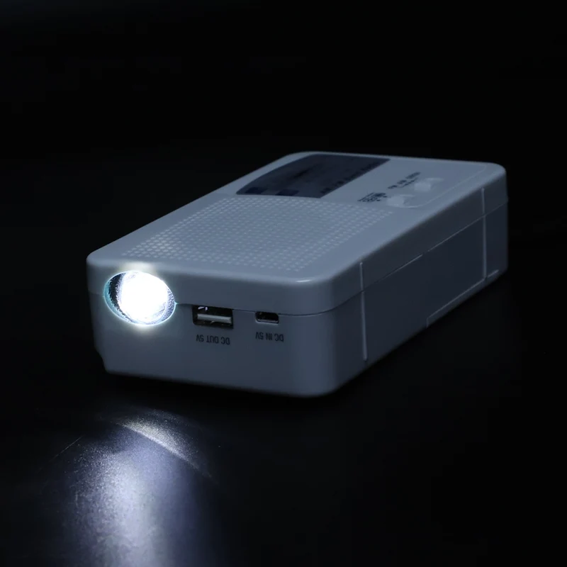 Ручной Динамо светодиодный фонарик радио Usb зарядное устройство Am/Fm уличный