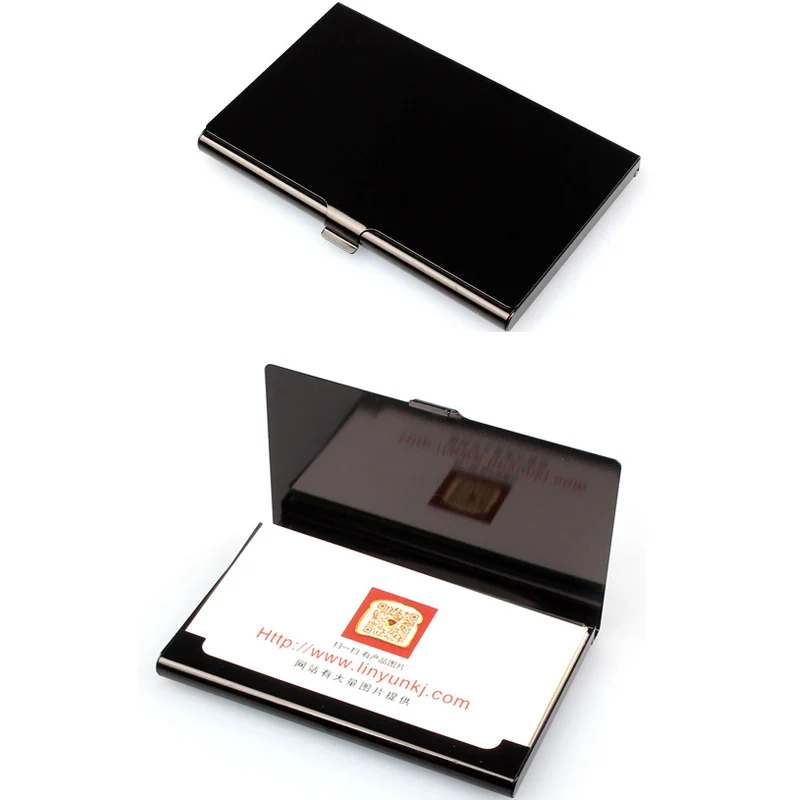 

Card Wallet Id Holders Porte Carte Tarjetero Aluminum Holder Metal Box Cover Credit Business Card Wallet Bk Tarjetero Hombre