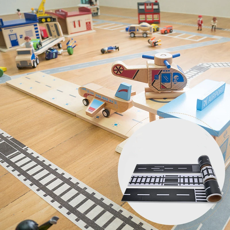 11 шт. дорожный набор железнодорожная дорога Васи лента наклейка широкая