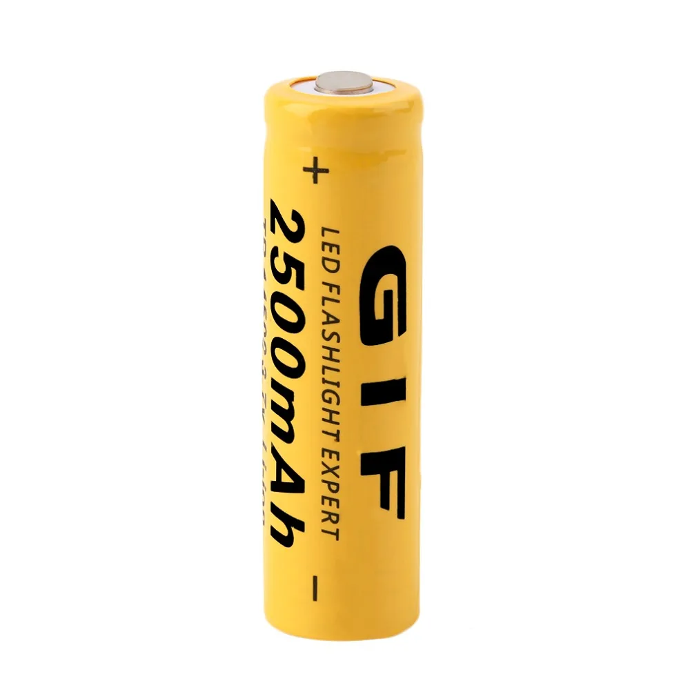 4 шт./компл. 14500 батарея 3 7 V 2500mAh перезаряжаемая liion для светодиодного фонарика