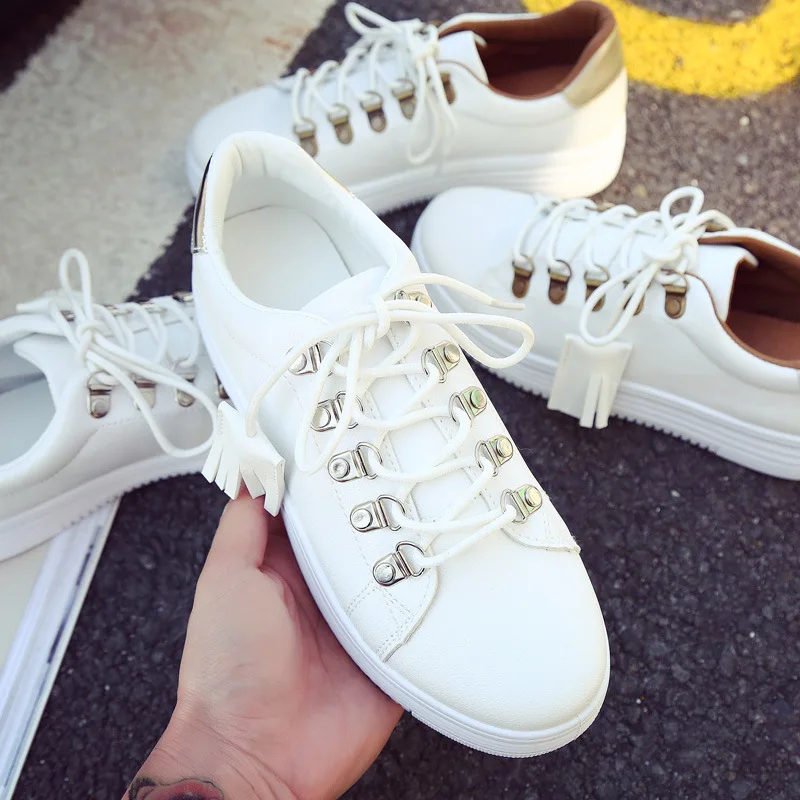 Женская обувь с бахромой 2018 zapatos Мокасины парусиновая Белая дизайнерская
