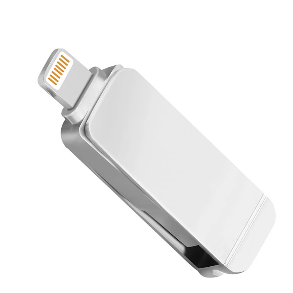 USB флеш накопитель 2 в 1 вращающийся на 360 градусов 64/128 ГБ 16/32 ГБ|USB флэш-накопители| |