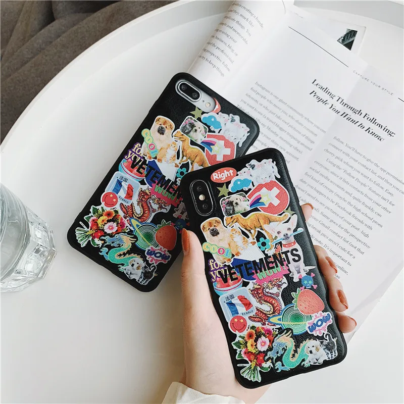 Модная коллекция животных, чехол для iPhone 6 для телефона 6s 7 8 Plus 7p 8p X XR XS Max, задняя крышка, чехол для телефона
